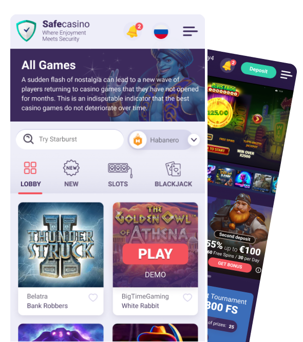 SafeCasino Online games